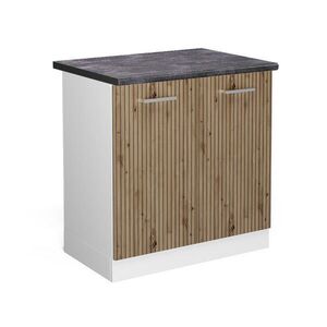 Vicco SPODNÁ SKRINKA POD DREZ R-Line Remeselný dub 80 cm , AP Antracit vyobraziť