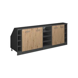 Vicco ŠATNÍKOVÁ ZOSTAVA PRE ŠIKMÉ STRECHY Rion Remeselný dub 210 cm Súprava 5 korpusov skrine hĺbka 60 cm vyobraziť
