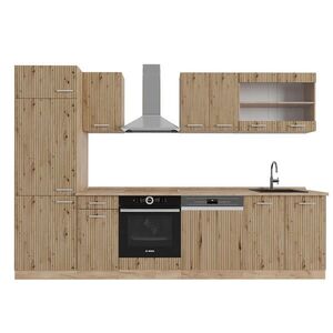 Vicco KUCHYNSKÝ KÚT R-Line Dub remeselný/dub Goldkraft 300 cm , AP Oak vyobraziť