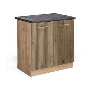Vicco SPODNÁ SKRINKA POD DREZ R-Line Remeselný dub 80 cm , AP Antracit vyobraziť