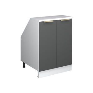 Vicco ŠIKMÁ SKRIŇA Rion Antracitové zlato 60 x 81.6 cm s 2 dverami, korpus skrine hĺbka 60 cm vyobraziť