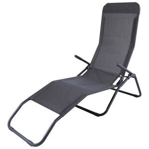Xora ZÁHRADNÉ RELAXAČNÉ LEŽADLO, antracitová, hnedá vyobraziť