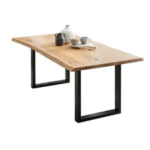 P & B JEDÁLENSKÝ STÔL, dub, prírodná farba, čierna, 240/100/75 cm vyobraziť