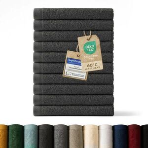 Blumtal RUČNÍK PRO HOSTY sada 10 ks, 10x ručník pro hosty 30/30 cm, tmavě sivá vyobraziť