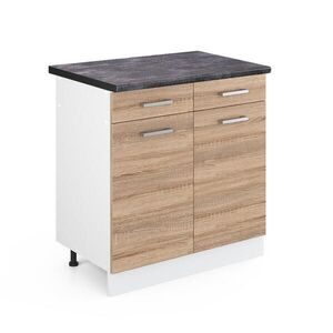 Vicco KUCHYNSKÁ SPODNÁ SKRINKA R-Line Sonoma 80 cm , AP Antracit vyobraziť