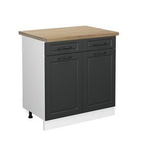 Vicco KUCHYNSKÁ SPODNÁ SKRINKA R-Line Antracitový vidiecky dom 80 cm , AP Oak vyobraziť