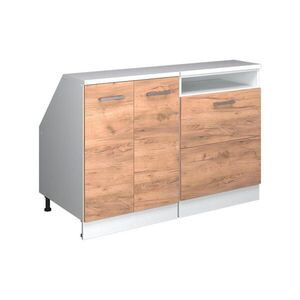 Vicco SKRIŇOVÁ SÚPRAVA SO ŠIKMOU STRECHOU Rion Dub Goldkraft 120 cm Súprava 2 korpusov skrine hĺbka 60 cm vyobraziť