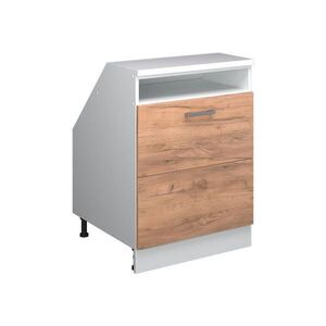 Vicco KUCHYNSKÁ SKRIŇA PRE ŠIKMÉ STRECHY R-Line Dub Goldkraft 60 cm s 2 zásuvkami, korpus skrine hĺbka 60 cm vyobraziť