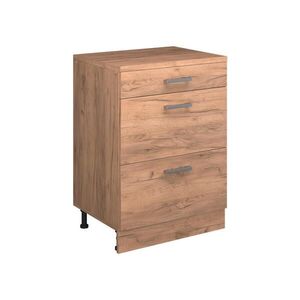 Vicco ROZŠIRUJÚCA KOMODA Rion, Dub Goldkraft/Dub Goldkraft, 60 x 46 cm bez sklonu s 3 zásuvkami vyobraziť