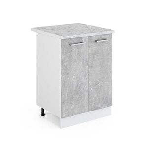 Vicco SPODNÁ SKRINKA R-Line betón 60 cm s dvierkami, s pracovnou doskou vyobraziť