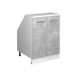 Vicco ŠIKMÁ SKRIŇA Rion betón 60 x 81.6 cm s 2 dverami, korpus skrine hĺbka 60 cm vyobraziť