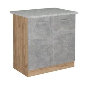 Vicco SPODNÁ SKRINKA POD DREZ R-Line betón 80 cm AP mramor vyobraziť