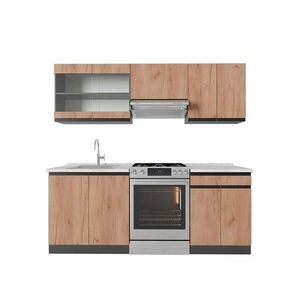 Vicco KUCHYNSKÝ KÚT R-Line Goldkraft dub/antracit 200 cm , AP Marble vyobraziť