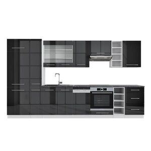 Vicco KUCHYNSKÝ KÚT Fame-Line Antracit vysoký lesk/biela 355 cm , AP Antracit vyobraziť