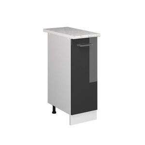 Vicco LEKÁRENSKÁ SKRINKA R-Line Antracit vysoký lesk 30 cm s pracovnou doskou vyobraziť