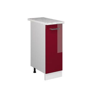 Vicco SPODNÁ SKRINKA R-Line Bordeaux vysoký lesk 30 cm s dvierkami, s pracovnou doskou vyobraziť