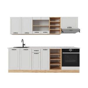 Vicco KUCHYNSKÝ KÚT R-Line Biely vidiecky dom/zlatý dub 240 cm , AP Marble vyobraziť