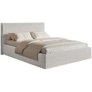 Selsey ČALÚNENÁ POSTEĽ Softie Slim svetlosivá ženilka 180x200 vyobraziť