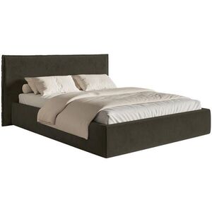 Selsey ČALÚNENÁ POSTEĽ Softie tmavozelená velúr 160x200 vyobraziť