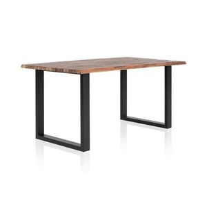 MID.YOU JEDÁLENSKÝ STÔL, akácia, prírodná farba, čierna, 180/90/75 cm vyobraziť