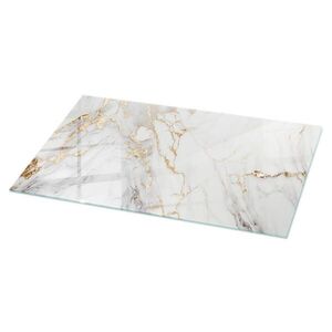 TULUP SKLENENÁ DOSKA 120x60 cm Elegantný mramor so žilami vyobraziť