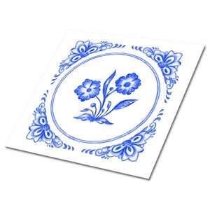 TULUP SAMOLEPIACE OBKLADY NA STENU 9 ks 30x30 cm Kvet azulejo vyobraziť