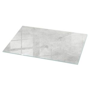 TULUP SKLENENÁ DOSKA 140x70 cm Betónová štruktúra so škrabancami vyobraziť