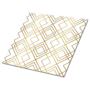 TULUP SAMOLEPIACE OBKLADY NA STENU 9 ks 30x30 cm Zlaté línie vyobraziť