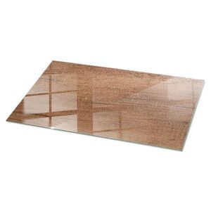 TULUP SKLENENÁ DOSKA 100x50 cm Prírodná kresba dreva vyobraziť