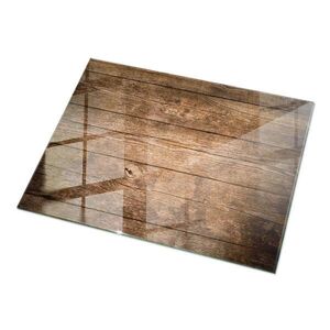TULUP SKLENENÁ DOSKA 120x80 cm Štruktúra drevených dosiek vyobraziť