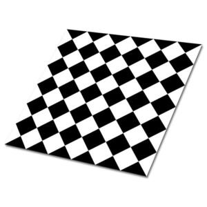 TULUP SAMOLEPIACE OBKLADY NA STENU 9 ks 30x30 cm Diagonálna šachovnica vyobraziť