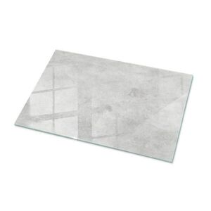 TULUP SKLENENÁ DOSKA 100x70 cm Betónová štruktúra so škrabancami vyobraziť