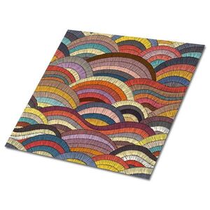 TULUP SAMOLEPIACE OBKLADY NA STENU 9 ks 30x30 cm Patchworkové vlny vyobraziť