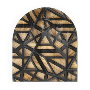 TULUP PODLOŽKA POD KRB 80x70 cm - Geometria s drevom vyobraziť