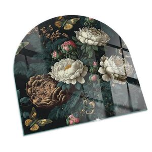 TULUP PODLOŽKA POD KRB 100x100 cm - Kvetinový vzor s motýľmi vyobraziť