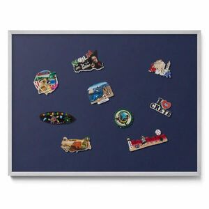 TULUP MAGNETICKÁ TABUĽA 80x60 cm strieborný rám – Pastelová ružová farba vyobraziť