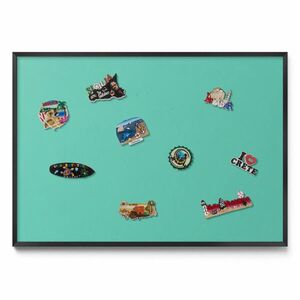 TULUP MAGNETICKÁ TABUĽA 100x70 cm čierny rám – Olivová farba vyobraziť