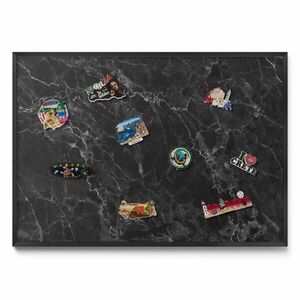 TULUP MAGNETICKÁ TABUĽA 100x70 cm čierny rám – Štýlový mramorový kameň vyobraziť