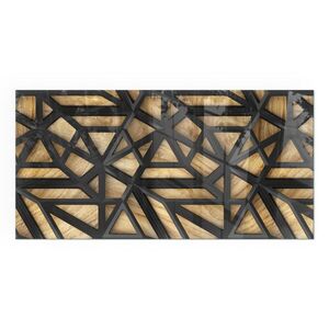TULUP PODLOŽKA POD KRB 100x50 cm - Geometria s drevom vyobraziť