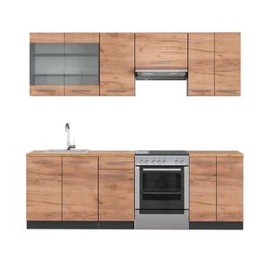 Vicco KUCHYNSKÝ KÚT Fame-Line Goldkraft dub/antracit 240 cm , AP Oak vyobraziť