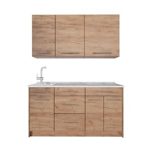 Vicco SAMOSTATNÁ KUCHYŇA Fame-Line, Dub Goldkraft/Dub Goldkraft, 150 cm Marmori työtaso vyobraziť