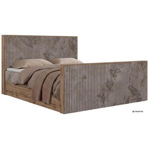 MKS AMERICKÁ POSTEĽ WOOD DUO 200/200 - Svetlohnedá Manšester - Topper T25 - H3 (stredne tvrdý) vyobraziť