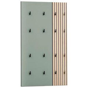 MID.YOU VEŠIAKOVÝ PANEL, zelená, farba duba, 73, 5/109/2, 6 cm vyobraziť