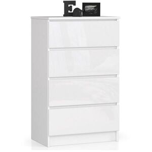 RAUMHIRSCH FURNITURE KOMODA Biela, Lesklá biela 99/60/40 vyobraziť
