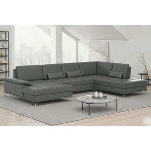 Sit & More SEDACIA SÚPRAVA, textil, koža, antracitová vyobraziť