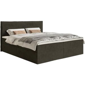 Selsey BOXSPRINGOVÁ POSTEĽ Softie tmavozelená velúr vodoodpudivý 160x200 cm vyobraziť