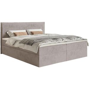 Selsey BOXSPRINGOVÁ POSTEĽ Softie taupe velúr vodoodpudivý 160x200 cm vyobraziť