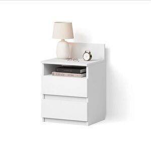 Livinity® NOČNÝ STOLÍK Roya, biely, 39.6 x 59.1 cm vyobraziť