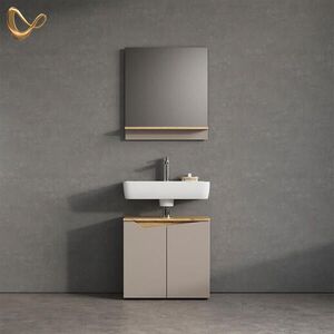 Livinity® KOMBINÁCIA KÚPEĽŇOVÉHO NÁBYTKU Timavo, Greige, 2-dielna vyobraziť