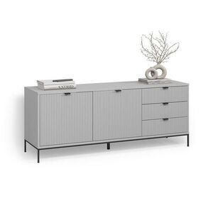 Livinity® SPODNÁ DOSKA Aterno Šedá 150 x 60 cm s 3 zásuvkami, 2 dvierkami vyobraziť